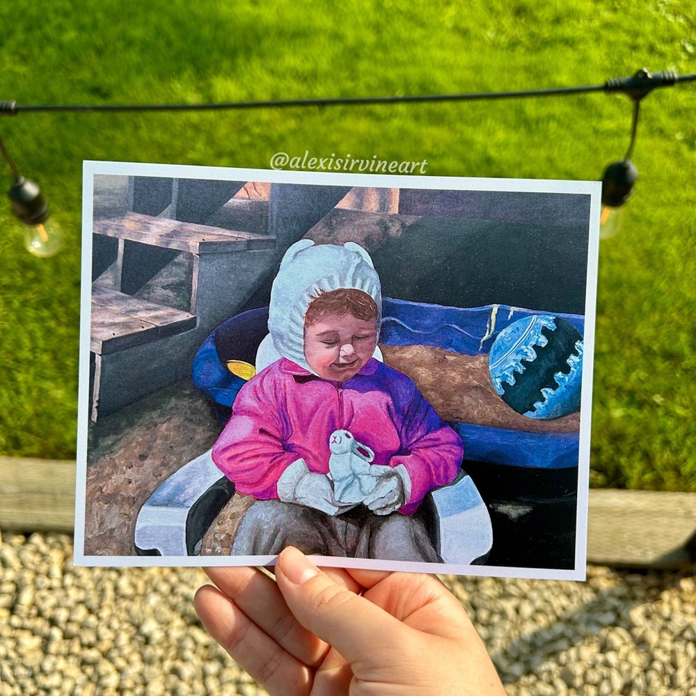 Original art prints - “Life of an Only Child (Self Portrait)”